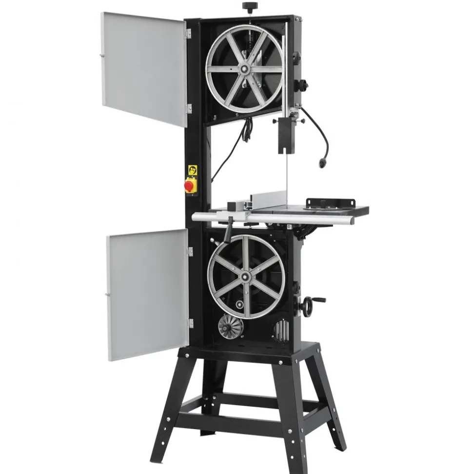 VEVOR Band Saw, 13.39-Inch, Benchtop Bandsaw with Stand, 440-846 RPM Continuously Viable Speed, 1100W 1-1/2HP, 110V, Optimized Work Light, and Miter Gauge, for Woodworking Aluminum Wood Metal Copper