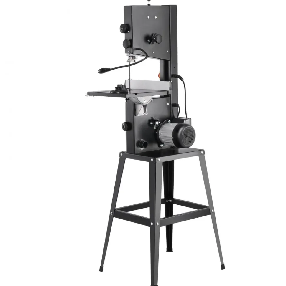 VEVOR Band Saw with Stand, 9.65-Inch, 560&1100 RPM Two-Speed Benchtop Bandsaw, 370W 1/2HP Motor 6'' Cutting Height 72.13'' Sawblade Length, with Fence and Miter Gauge, for Woodworking Aluminum Plastic