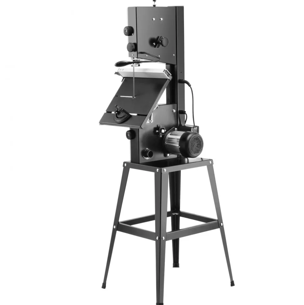 VEVOR Band Saw with Stand, 9.65-Inch, 560&1100 RPM Two-Speed Benchtop Bandsaw, 370W 1/2HP Motor 6'' Cutting Height 72.13'' Sawblade Length, with Fence and Miter Gauge, for Woodworking Aluminum Plastic