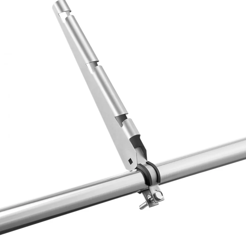 VEVOR Barbed Wire Arm, 10 Packs 14.8 in Fence Post Extender for 1.3" to 1.5" Chain Link Fences, U Bracket Design, Galvanized Steel Fence Height Extender, Protect Privacy and Prevent Pets Jumping Off