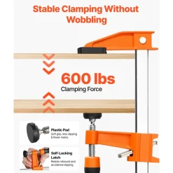 VEVOR Bar Clamps for Woodworking, 8-Pack, 36