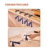 VEVOR Bar Clamps for Woodworking, 4-Pack 36 inch Opening, Lockable F-Clamp with 600 lbs Load Limit, 2-1/2 inch Depth, Cast Iron and Carbon Steel, Easy to Use, Wood Clamps for Woodworking Metal Working