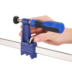 VEVOR Bar Clamps for Woodworking, 4-Pack 36 inch Opening, Lockable F-Clamp with 600 lbs Load Limit, 2-1/2 inch Depth, Cast Iron and Carbon Steel, Easy to Use, Wood Clamps for Woodworking Metal Working