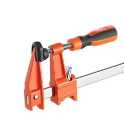 VEVOR Bar Clamps for Woodworking, 2-Pack 24 inch Opening, Lockable F-Clamp with 600 lbs Load Limit, 2-1/2 inch Depth, Cast Iron and Carbon Steel, Easy to Use, Wood Clamps for Woodworking Metal Working