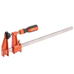 VEVOR Bar Clamps for Woodworking, 2-Pack 24 inch Parallel Clamp Set, F-Clamp with 1500 lbs Load Limit, Even Pressure, High-strength Plastic and Carbon Steel, for Woodworking Metal Working, Orange