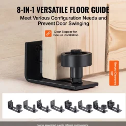 VEVOR Barn Door and Hardware Kit, 42
