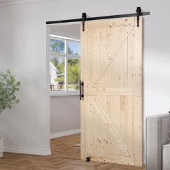 VEVOR Barn Door and Hardware Kit, 42