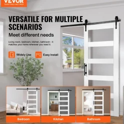 VEVOR Barn Door and Hardware Kit, 36