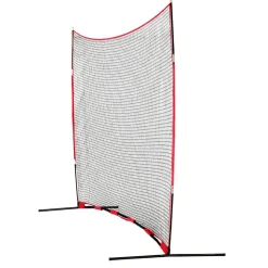 VEVOR Barricade Backstop Net, 16x10 ft Ball Sports Barrier Netting, Portable Practice Equipment with Carry Bag, Protection Screen for Baseball Softball Lacrosse Soccer Hockey Training, for Backyard