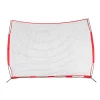 VEVOR Barricade Backstop Net, 12x9 ft Ball Sports Barrier Netting, Portable Practice Equipment with Carry Bag, Protection Screen for Baseball Softball Lacrosse Soccer Hockey Training, for Backyard