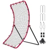 VEVOR Baseball And Softball Rebounder Net, 4 x 5.5 ft PitchBack Baseball Pitching Nest, Pitch Return Trainer Rebound Net with Pitching Target, All Angle Fielding Rebound Net for Grounders Pop Flies