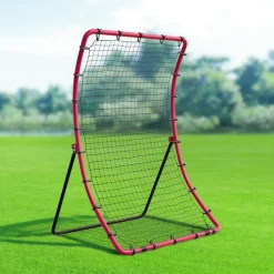 VEVOR Baseball And Softball Rebounder Net, 4 x 5.5 ft PitchBack Baseball Pitching Nest, Pitch Return Trainer Rebound Net with Pitching Target, All Angle Fielding Rebound Net for Grounders Pop Flies