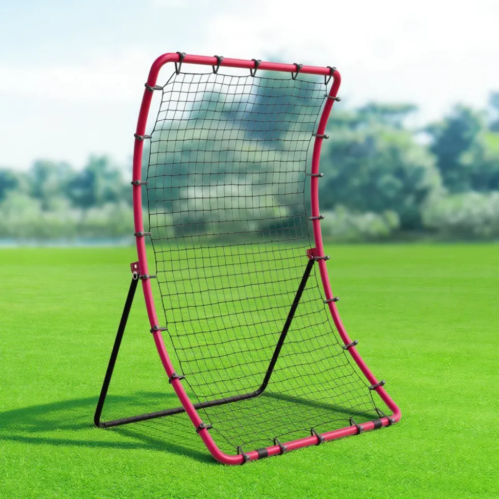VEVOR Baseball And Softball Rebounder Net, 4 x 5.5 ft PitchBack Baseball Pitching Nest, Pitch Return Trainer Rebound Net with Pitching Target, All Angle Fielding Rebound Net for Grounders Pop Flies