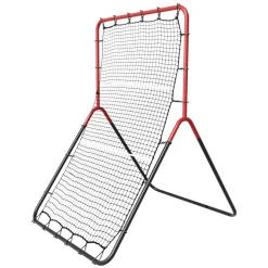 VEVOR Baseball And Softball Rebounder Net, 3 x 4.5 ft PitchBack Baseball Pitching Nest, 3-Way Baseball, Softball Pitchback Net, Fielding Trainer, Bounce Back Net for Fielding/Throwing Practice