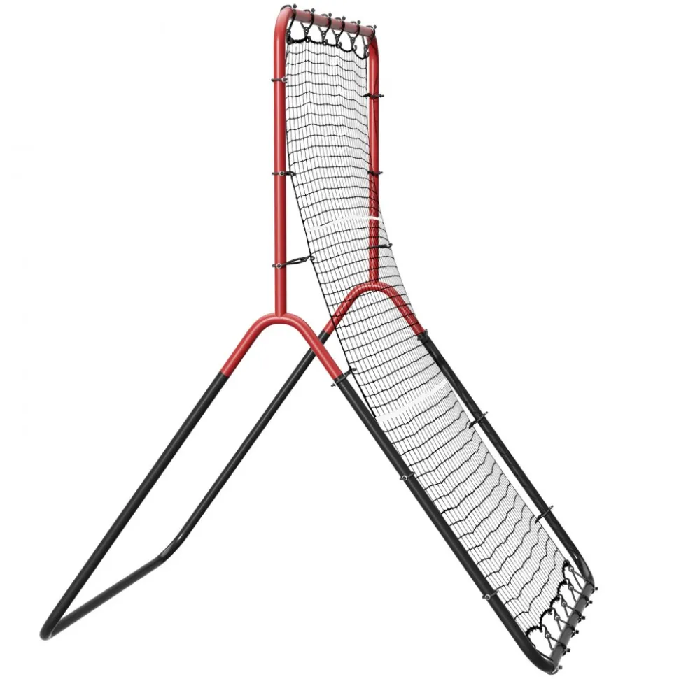 VEVOR Baseball And Softball Rebounder Net, 3 x 4.5 ft PitchBack Baseball Pitching Nest, 3-Way Baseball, Softball Pitchback Net, Fielding Trainer, Bounce Back Net for Fielding/Throwing Practice