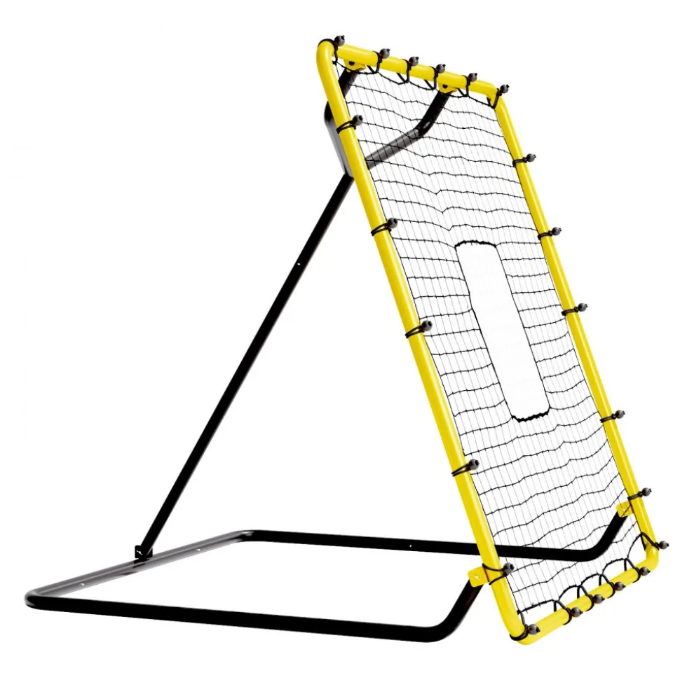 VEVOR Baseball And Softball Rebounder Net, 4 x 4.5 Feet PitchBack Baseball Nest for Pitching and Fielding Training, Pitch Return Trainer Rebound Net with Pitching Target, 4 Adjustable Angles