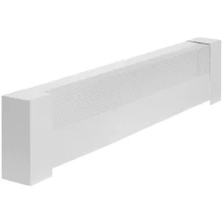 VEVOR Baseboard Heater Covers, Basic Series 3 ft Standard Electric Heating Unit Front Cover for Home Improvement, Heavy-duty Steel, Easy Installation for Bedroom Replacing Old Cover, White