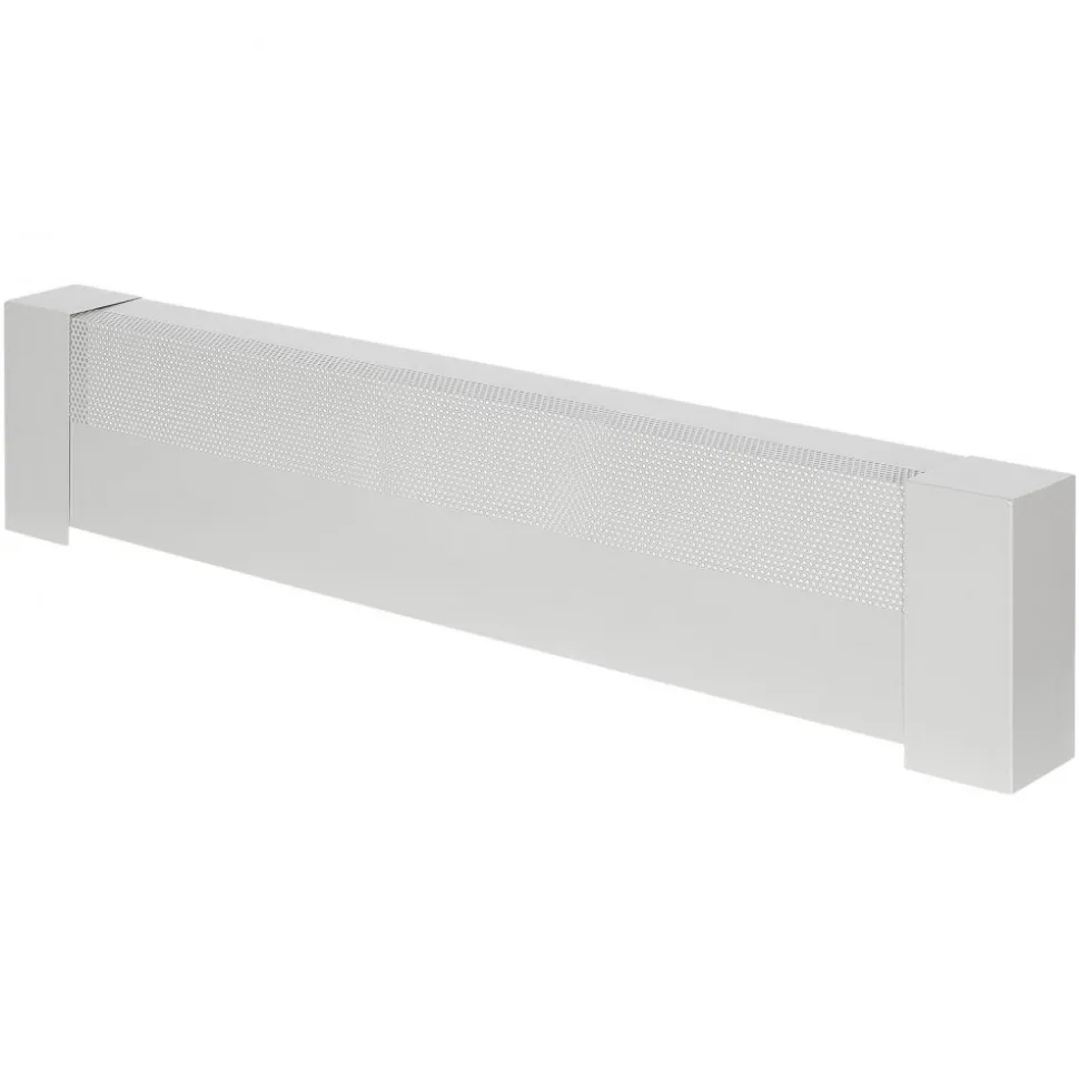 VEVOR Baseboard Heater Covers, Basic Series 3 ft Standard Electric Heating Unit Front Cover for Home Improvement, Heavy-duty Steel, Easy Installation for Bedroom Replacing Old Cover, White