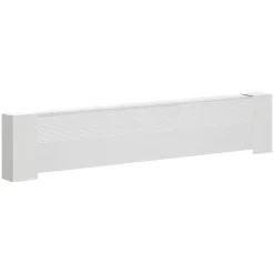 VEVOR Baseboard Heater Covers, Basic Series 3 ft Standard Electric Heating Unit Front Cover for Home Improvement, Heavy-duty Steel, Easy Installation for Bedroom Replacing Old Cover, White