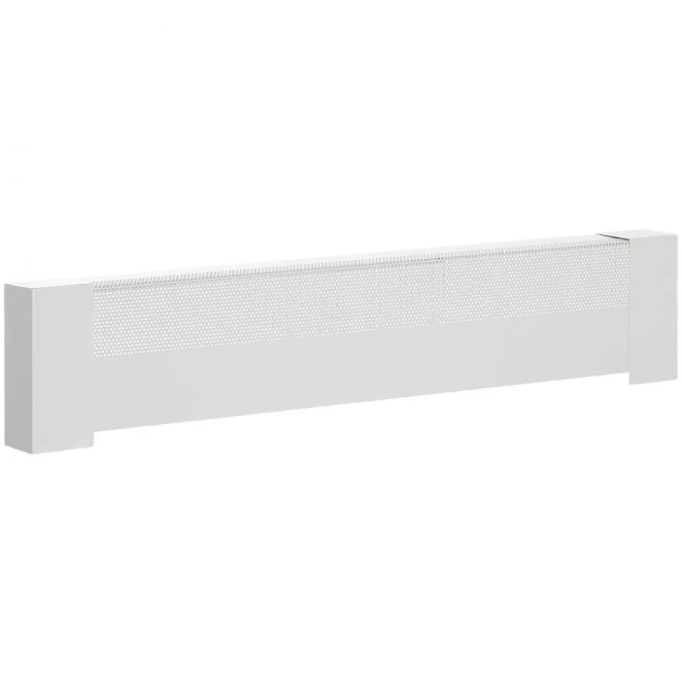 VEVOR Baseboard Heater Covers, Basic Series 3 ft Standard Electric Heating Unit Front Cover for Home Improvement, Heavy-duty Steel, Easy Installation for Bedroom Replacing Old Cover, White