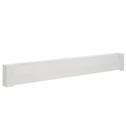VEVOR Baseboard Heater Covers, Basic Series 5 ft Standard Electric Heating Unit Front Cover for Home Improvement, Heavy-duty Steel, Easy Installation for Bedroom Replacing Old Cover, White