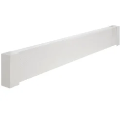 VEVOR Baseboard Heater Covers, Basic Series 5 ft Standard Electric Heating Unit Front Cover for Home Improvement, Heavy-duty Steel, Easy Installation for Bedroom Replacing Old Cover, White