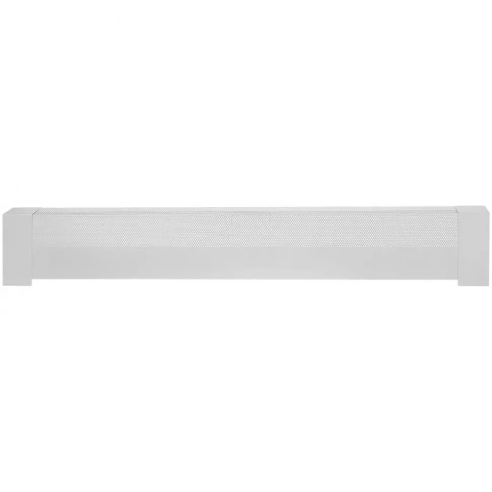 VEVOR Baseboard Heater Covers, Basic Series 4 ft Standard Electric Heating Unit Front Cover for Home Improvement, Heavy-duty Steel, Easy Installation for Bedroom Replacing Old Cover, White