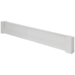 VEVOR Baseboard Heater Covers, Basic Series 4 ft Standard Electric Heating Unit Front Cover for Home Improvement, Heavy-duty Steel, Easy Installation for Bedroom Replacing Old Cover, White