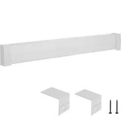 VEVOR Baseboard Heater Covers, Premium Series 5 ft Standard Electric Heating Unit Front Cover for Home Improvement, Heavy-duty Steel, Easy Installation for Bedroom Replacing Old Cover, White