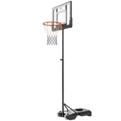 VEVOR Basketball Hoop, 4-10 ft Adjustable Height Portable Backboard System, 44 inch Basketball Hoop & Goal, Kids & Adults Basketball Set with Wheels, Stand, and Fillable Base, for Outdoor/Indoor