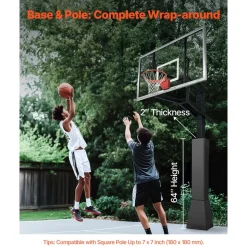 VEVOR Basketball Pole Pad, 64