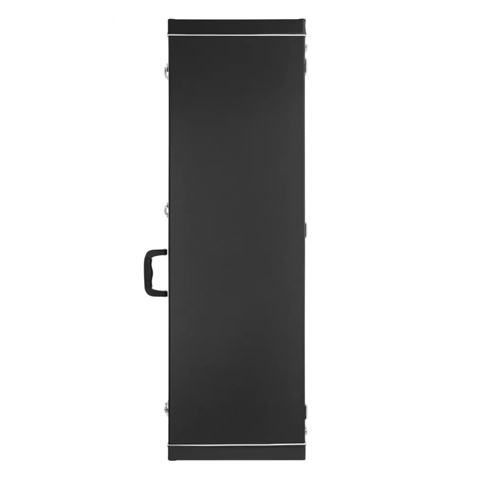 VEVOR Bass Guitar Hard Case, 48.03 in Rectangular Guitar Hard Case, With Lock Latch Keys Handle, PVC Padding Soft Lining Water-Resistant Hard Shell Guitar Cases, for 39-46.5 in Bass Guitars, Black