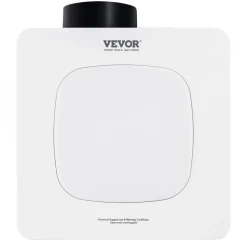 VEVOR Bathroom Exhaust Fan, 110 CFM High-Efficiency Ventilation, 1.5sones Low Noise Operation All-Copper Motor, Energy-Saving Bathroom Ceiling Fan, No Need For Attic Access, For Various Ceilings
