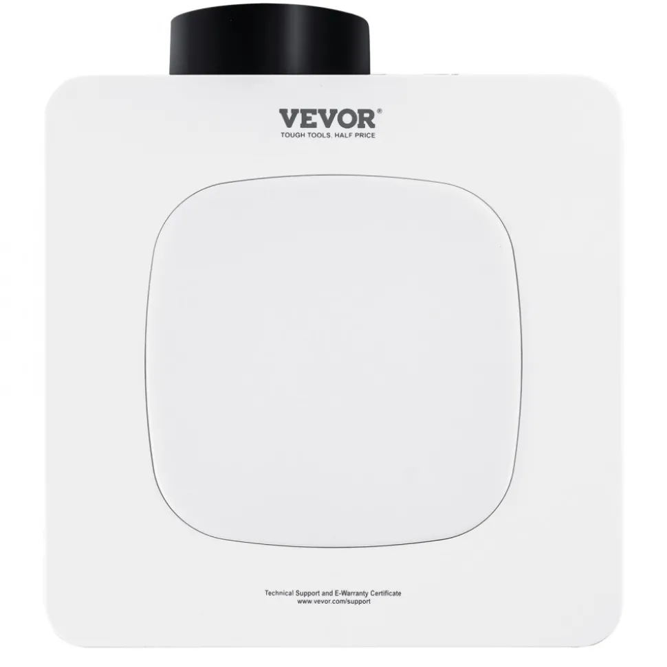 VEVOR Bathroom Exhaust Fan, 110 CFM High-Efficiency Ventilation, 1.5sones Low Noise Operation All-Copper Motor, Energy-Saving Bathroom Ceiling Fan, No Need For Attic Access, For Various Ceilings