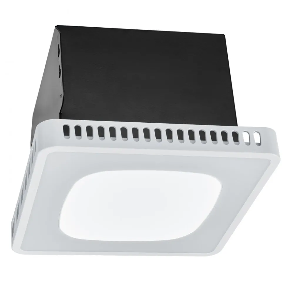 VEVOR Bathroom Exhaust Fan, 80-110-130 CFM Bathroom Vent with Seven Colors RGB Lights, 1.5 Sones Low-Noise, Premium DC Motor Ceiling Fan for KTV Laundry Room, Storage Room, Ventilation, White