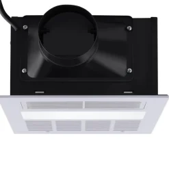 VEVOR Bathroom Exhaust Fan, 1500W Heating, 110 CFM High-Efficiency Ventilation, 1.5sones Low Noise Operation, Energy-Saving Bathroom Ceiling Fan, For Various Ceilings