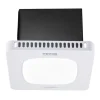 VEVOR Bathroom Exhaust Fan with LED Light, 80-110-130 CFM Bathroom Vent Three Gear Color Temp, 1.5 Sones Low-Noise, Premium AC Motor Ceiling Fan for Laundry Room, Storage Room, Home Ventilation, White