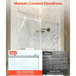 VEVOR Bathtub Shower Door 27.5