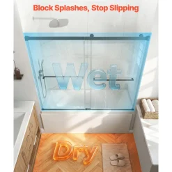 VEVOR Bathtub Shower Door 60