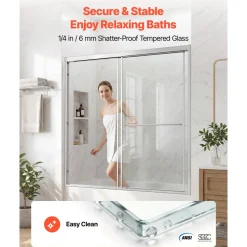 VEVOR Bathtub Shower Door 60