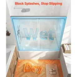 VEVOR Bathtub Shower Door 60