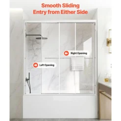 VEVOR Bathtub Shower Door 60