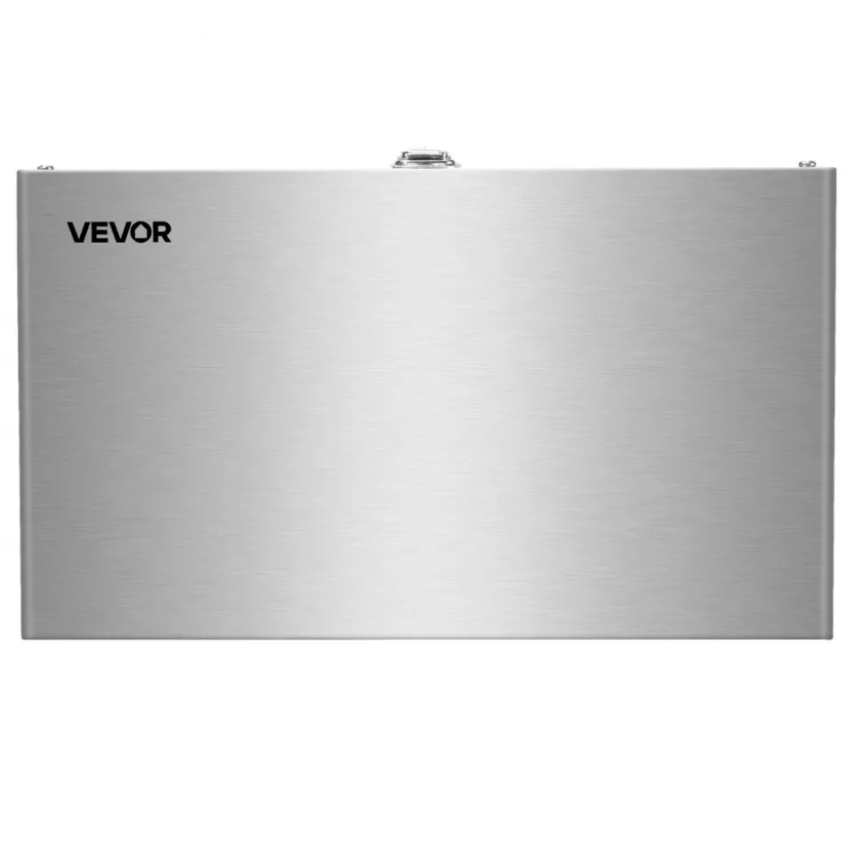 VEVOR Battery Box, Group 24/31 Trolling Motor Battery Box, Marine Batteries Case with Rubber-Grommet Cable Holes, Aluminum Alloy Shell Storage Case, Easy Installation, for Off-Road Racers, Trucks