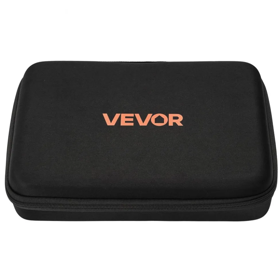 VEVOR Battery Organizer Storage Box, Battery Case Bag with Tester BT-168, Waterproof Batteries Organizer Storage Case with Zipper, Holds 167 Batteries AA AAA C D 9V Button, Black (Box Only)
