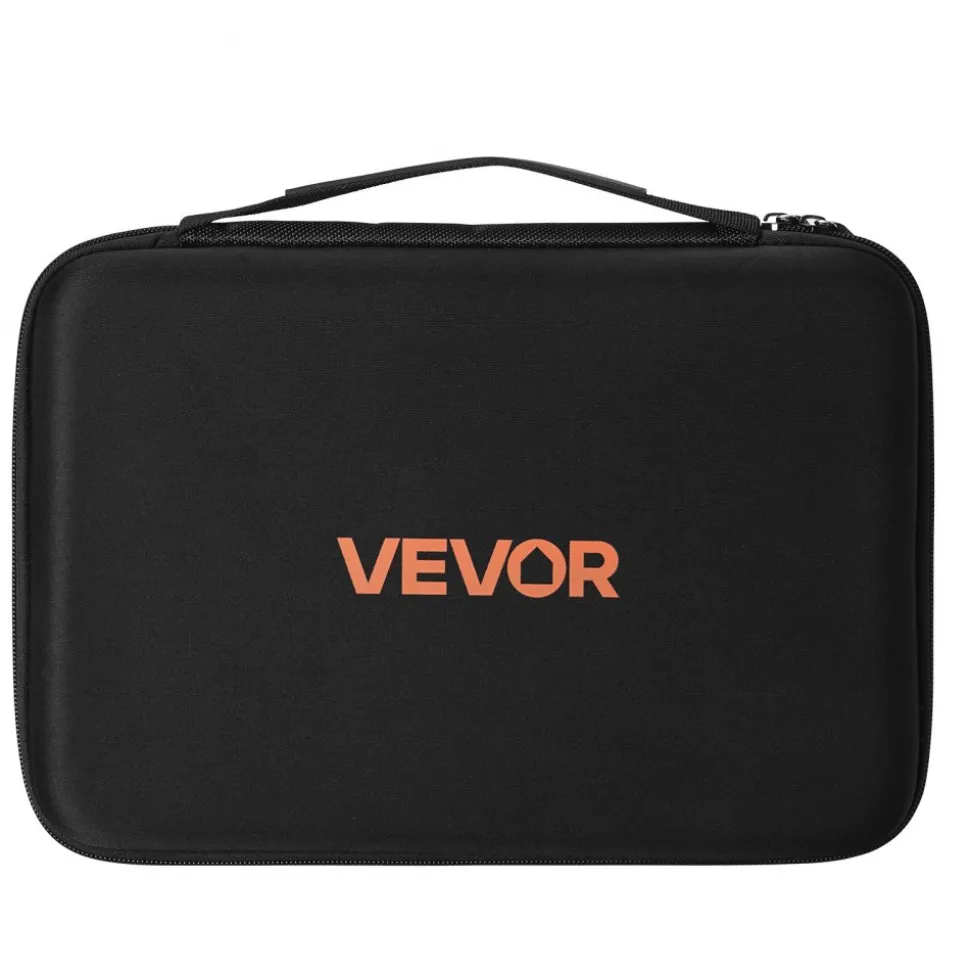VEVOR Battery Organizer Storage Box, Battery Case Bag with Tester BT-168, Waterproof Batteries Organizer Storage Case with Zipper, Holds 167 Batteries AA AAA C D 9V Button, Black (Box Only)