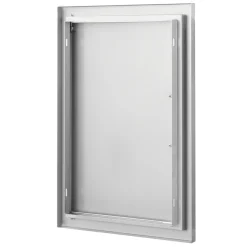 VEVOR BBQ Access Door, 36W x 24H Inch Double Outdoor Kitchen Door, Stainless Steel Flush Mount Door, Wall Vertical Door with Handles, for BBQ Island, Grilling Station, Outside Cabinet