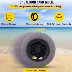 VEVOR Beach Balloon Wheels, 16