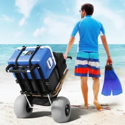 VEVOR Beach Dolly with Big Wheels for Sand, 29.9