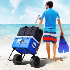 VEVOR Beach Dolly with Big Wheels for Sand, 15.4