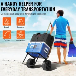 VEVOR Beach Dolly with Big Wheels for Sand, 15.4